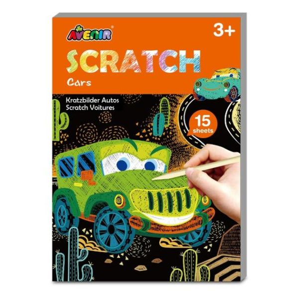 Mini Scratch Book – Cars  |   Art & Craft Toys Art & Craft Toys Art & Craft Toys