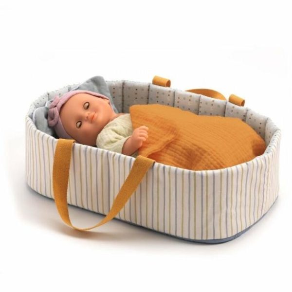 Pomea – Blue Lines Doll Bassinet  |   Accessories Accessories Accessories