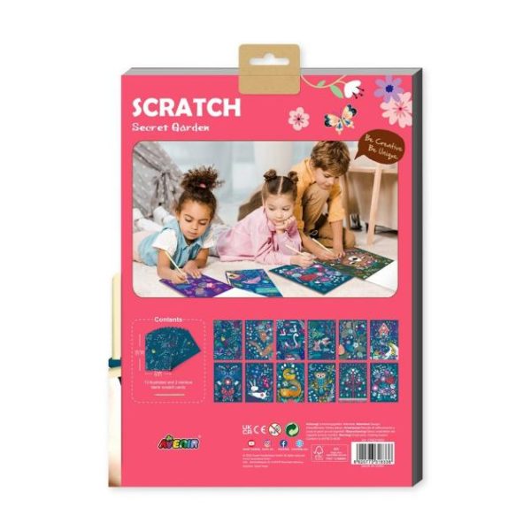 A4 Scratch Book – Secret Garden  |   Art & Craft Toys Art & Craft Toys Art & Craft Toys