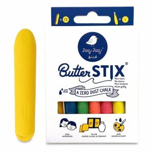 Butterstix 12Pk Assorted Colors + Holder  |   Art & Craft Toys Art & Craft Toys Art & Craft Toys