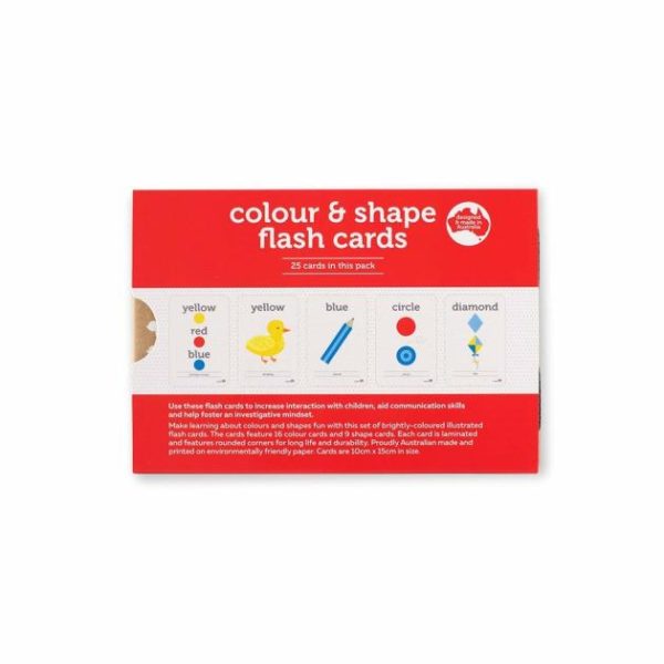 Colour And Shape Flash Cards  |   Eco Toys Eco Toys Eco Toys